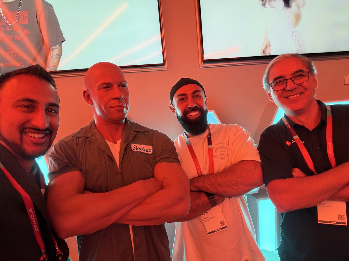 ZedDBA's tweet image. #Oracle #Database #AppreciationEvent at @MadameTussauds at #AIWorld