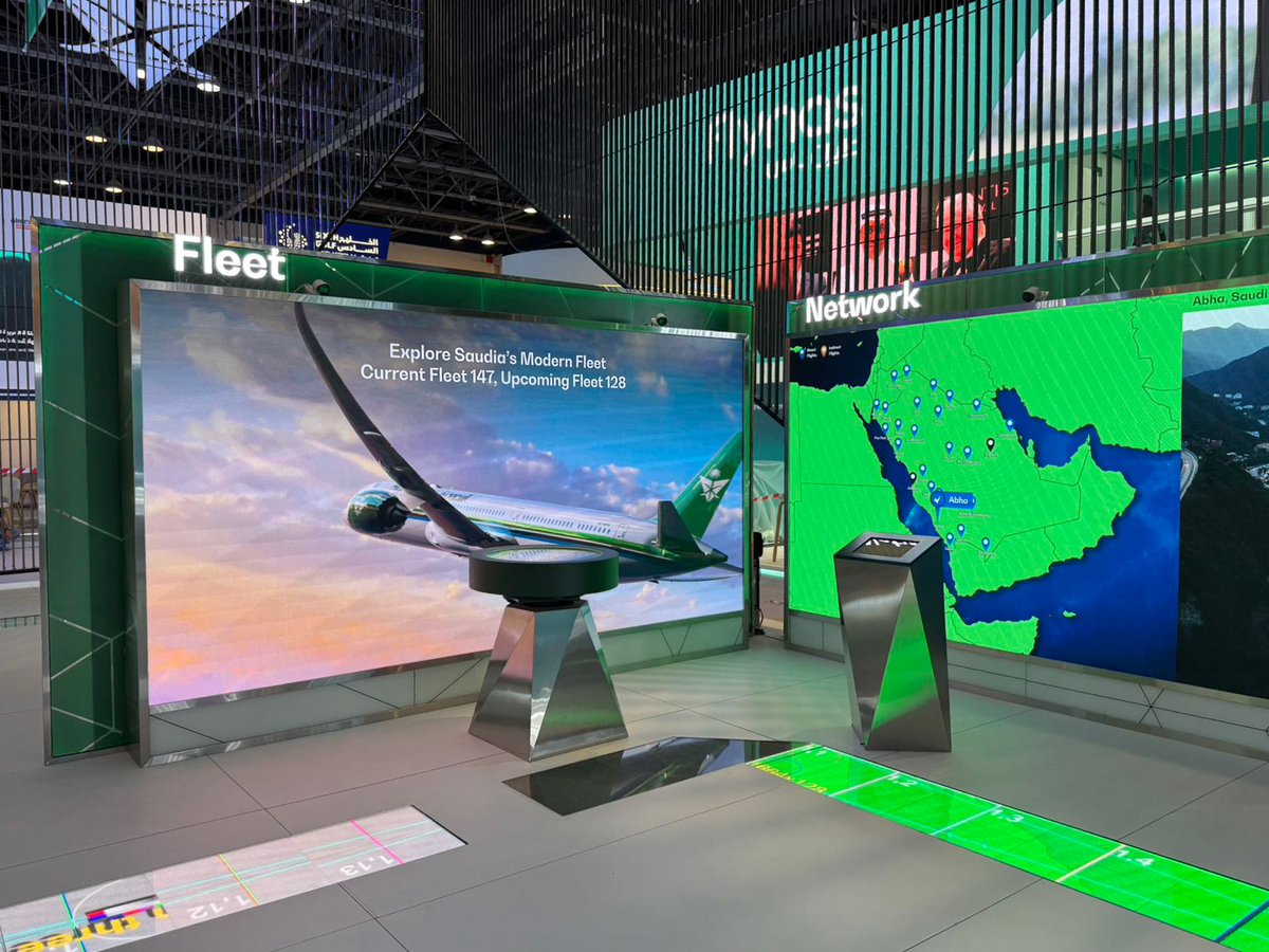 colorlightcloud's tweet image. At the 2025 Arabian Travel Market, Colorlight &amp;amp; Qubit Electronics successfully created an oversized L-shaped #LEDdisplay. 

This project utilized #Colorlight&apos;s professional CS20-8k Pro media server and X100-Pro video processor. 

#Colorlight #QubitElectronics  #ProjectCase