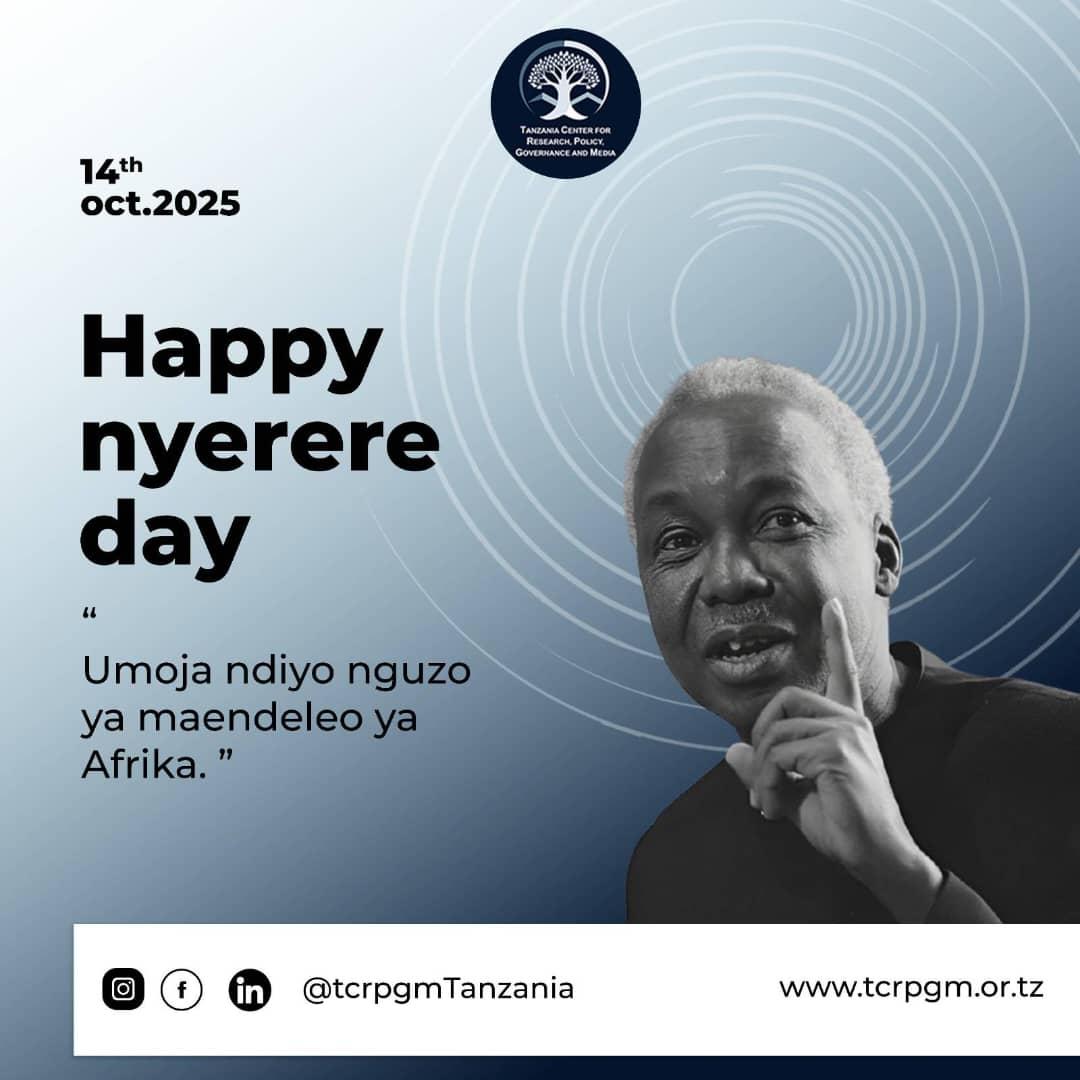 Heri ya kumbukizi ya kifo cha Baba wa Taifa Mwalimu Julius Kambarage Nyerere.
“𝑩𝒊𝒏𝒂𝒅𝒂𝒎𝒖 𝒘𝒐𝒕𝒆 𝒏𝒊 𝒔𝒂𝒘𝒂, 𝒕𝒐𝒇𝒂𝒖𝒕𝒊 𝒏𝒊 𝒏𝒂𝒇𝒂𝒔𝒊 𝒘𝒂𝒍𝒊𝒚𝒐𝒑𝒆𝒘𝒂 𝒌𝒂𝒕𝒊𝒌𝒂 𝒋𝒂𝒎𝒊𝒊.”
“𝑲𝒂𝒎𝒂 𝒉𝒂𝒌𝒊 𝒉𝒂𝒊𝒕𝒐𝒍𝒆𝒘𝒊 𝒌𝒘𝒂 𝒘𝒐𝒕𝒆, 𝒃𝒂𝒔𝒊 𝒉𝒂𝒌𝒖𝒏𝒂