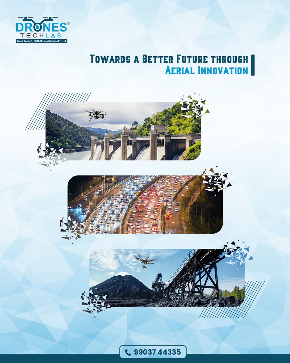 Drones_Tech_Lab's tweet image. From precision-driven operations to transformative advancements, drones are redefining the way we observe, act, and innovate — shaping a smarter, more connected, and sustainable future.
#DronesTechLab #DroneTechnology #DroneServices #DroneSolutions #DroneIndustry