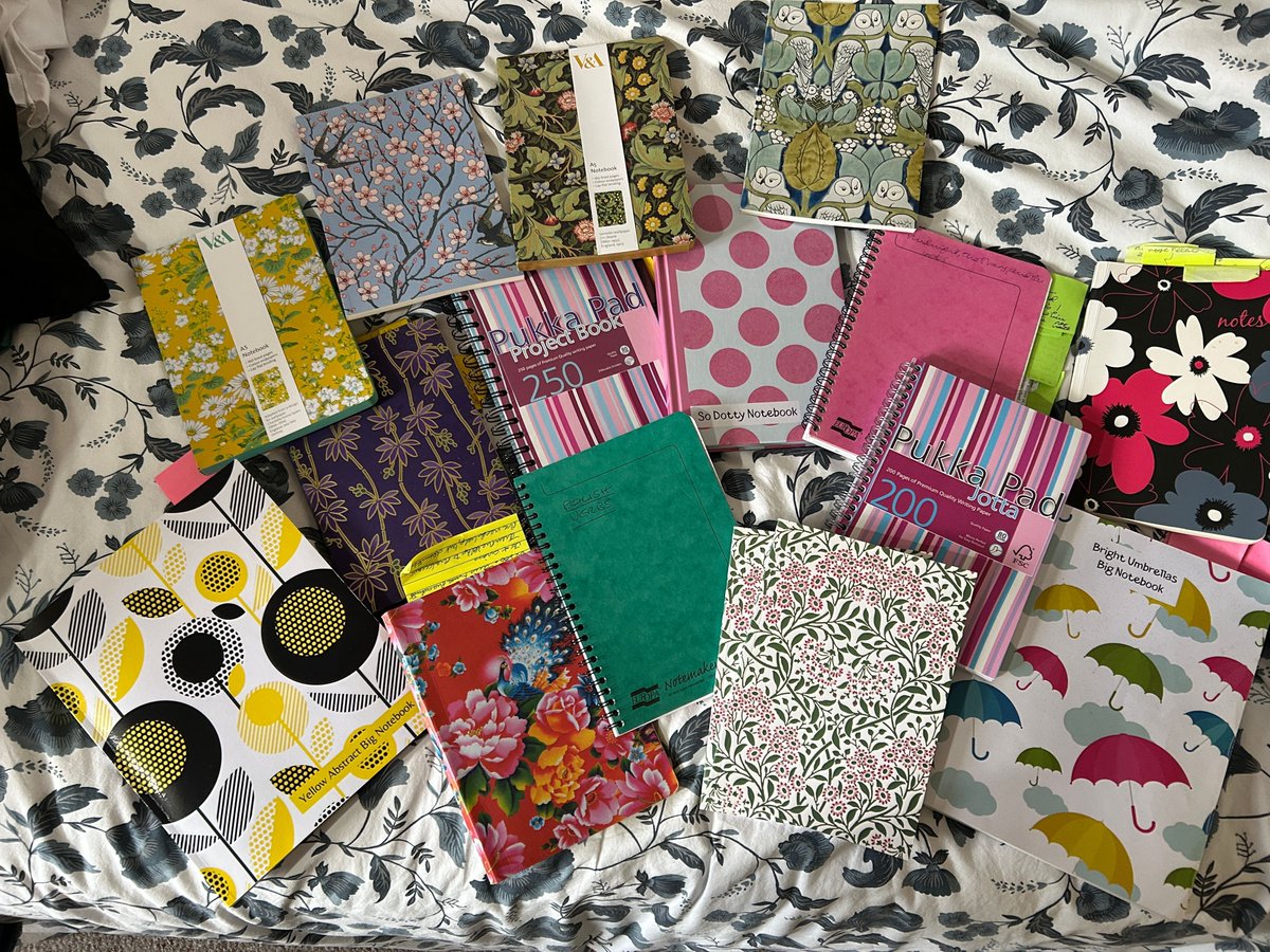caron_allan's tweet image. Oh no, I&apos;m almost out of notebooks - quick, get me to the stationery!!!!

#notebooks #stationerylover #writingcommunity #writerslife