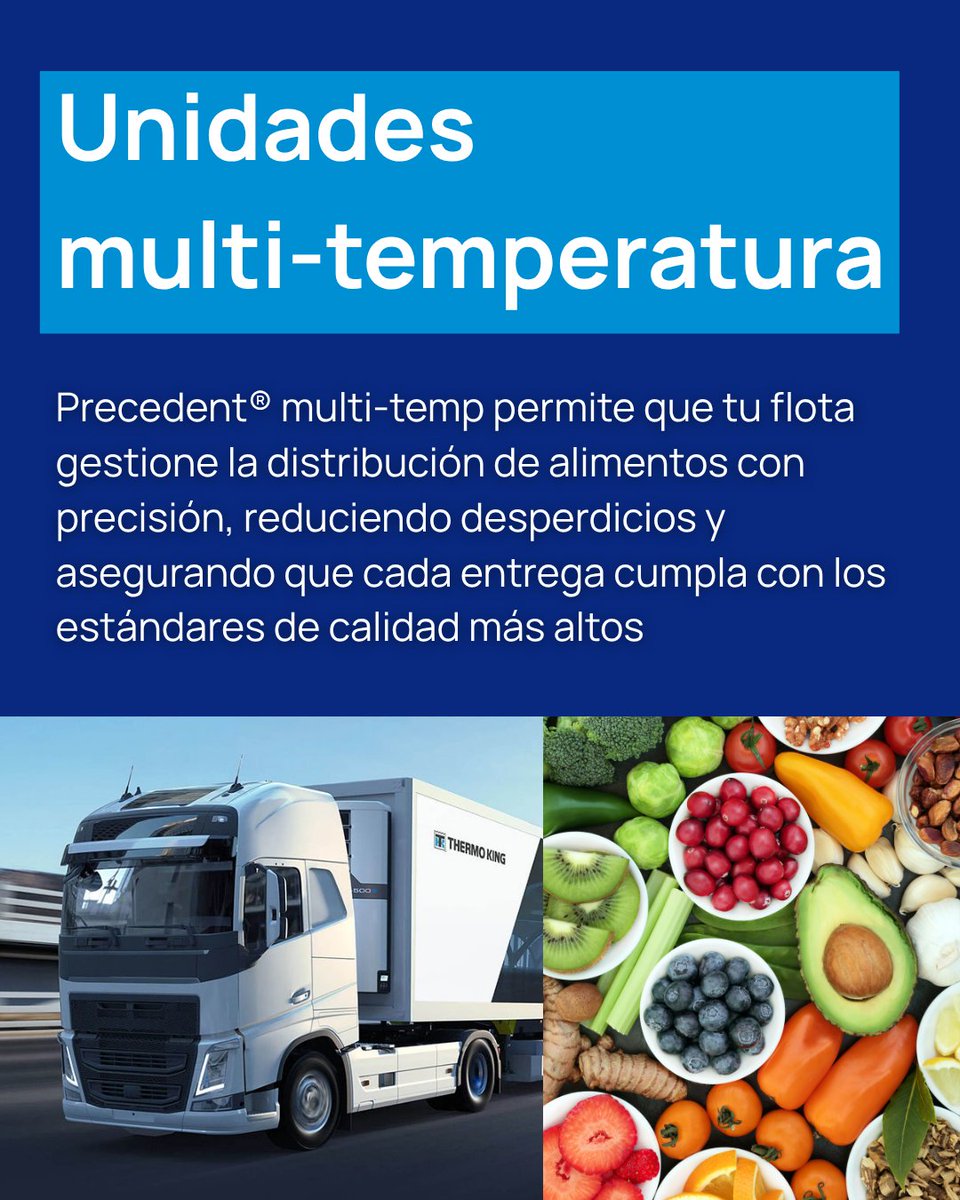 🚛❄️ Optimiza tu flota como nunca antes.

Precedent® multi-temp toma la principal plataforma de remolque de la industria y la transforma para la distribución de alimentos, asegurando que cada producto llegue en las condiciones perfectas. 🚚

 bit.ly/Multi-Temp-TK