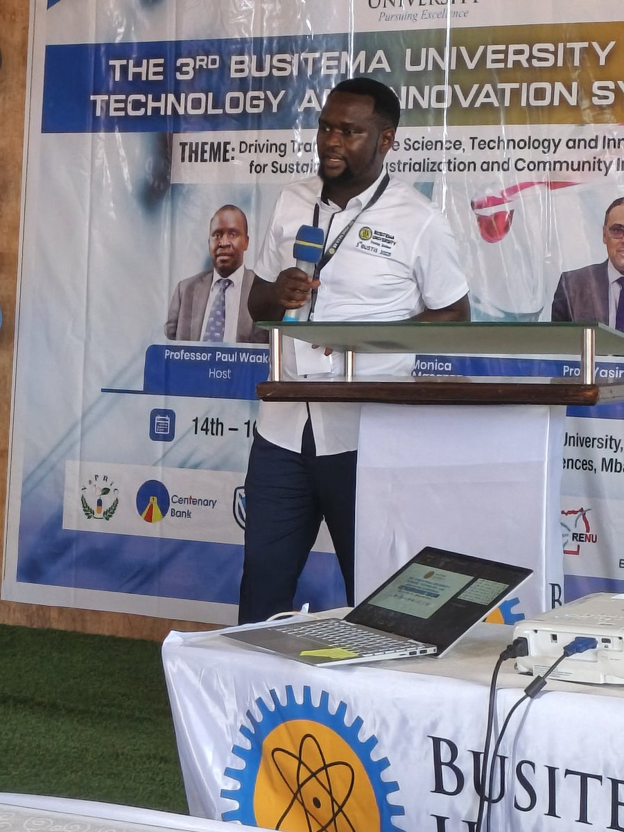 BusitemaUni's tweet photo. Deputy Vice Chancellor(Academic Affairs and Research Professor @Saphinabiira giving Opening remarks during the 3rd Busitema University STI Symposium. https://t.co/1cgZITIULm