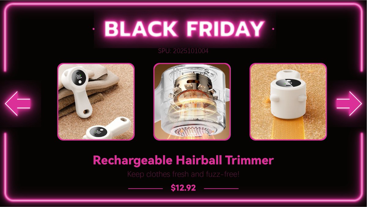 german_drop's tweet image. 🎉 BFCM Super Deals Are Here! 🎉
Make life easier with these must-have home gadgets 👇
💧 Automatic Pressure Water Absorber
👙 Mini Underwear Washer
👕 Handheld Steam Iron
🧥 Rechargeable Hairball Trimmer
🖤 Don’t miss our BFCM Sale — limited time only!
#BFCM #GermanDrop