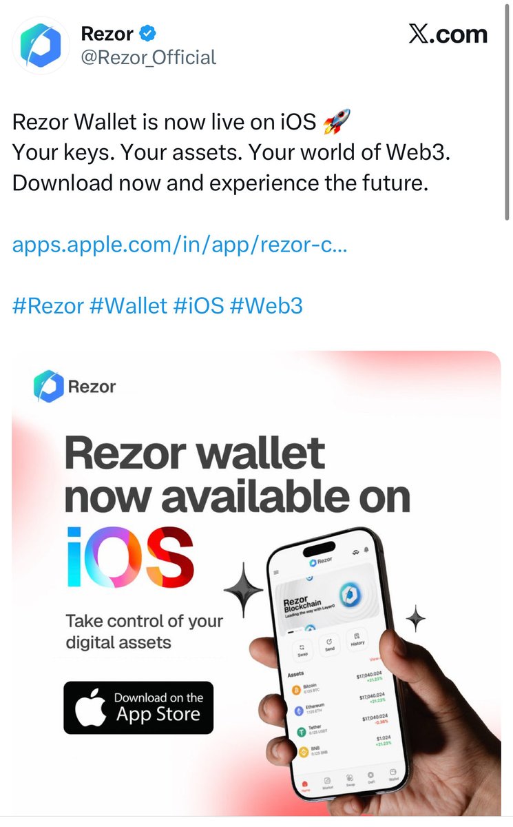 unprincipaled's tweet image. Does this mean it’s more than just a non-custodial wallet?

Can I swap anything on this thing or just view what’s in my wallet address? I wonder why? #VASP 

Worth every penny!

@rrahulparekh 

#Rezor $RZR