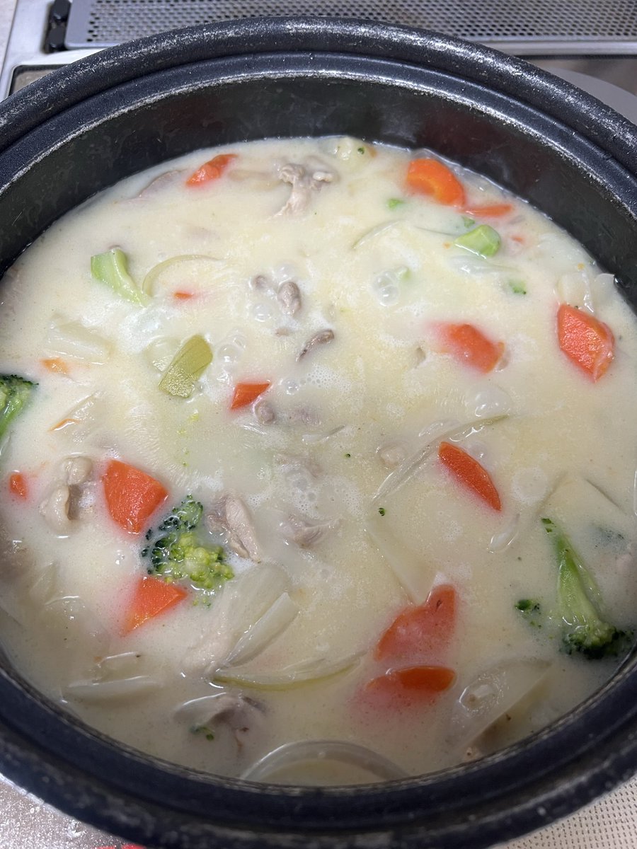 シチューできた これで安心して吉祥寺に行ける