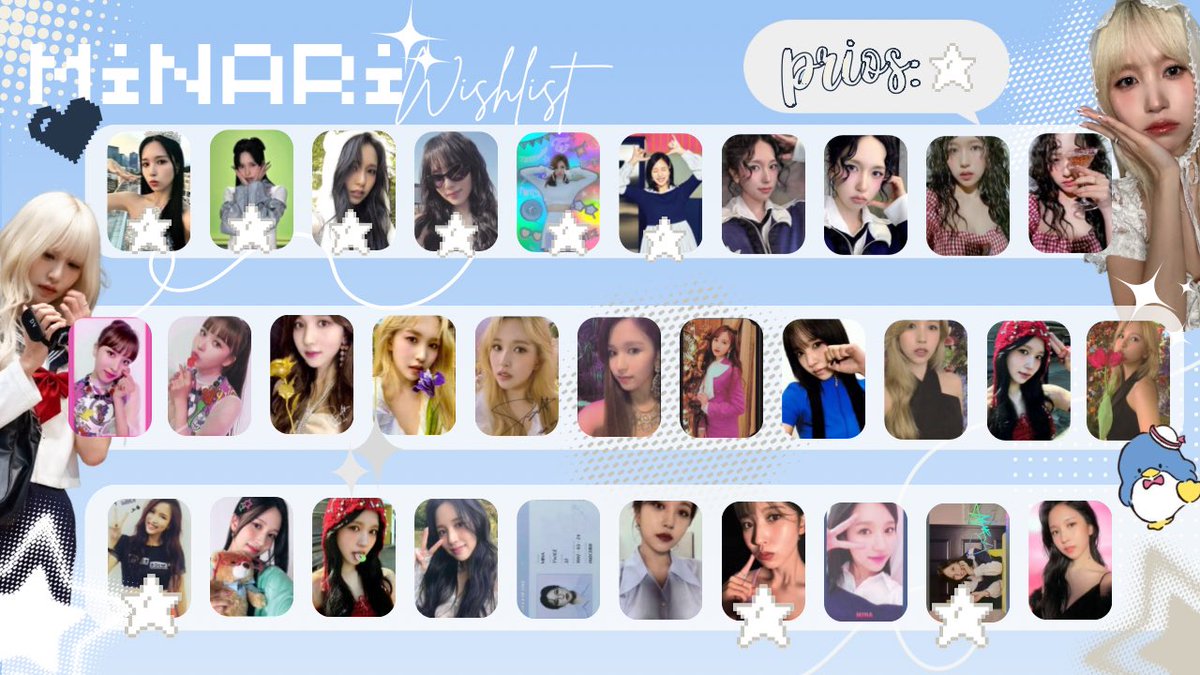 michaengpcs's tweet image. minha wishlist!!