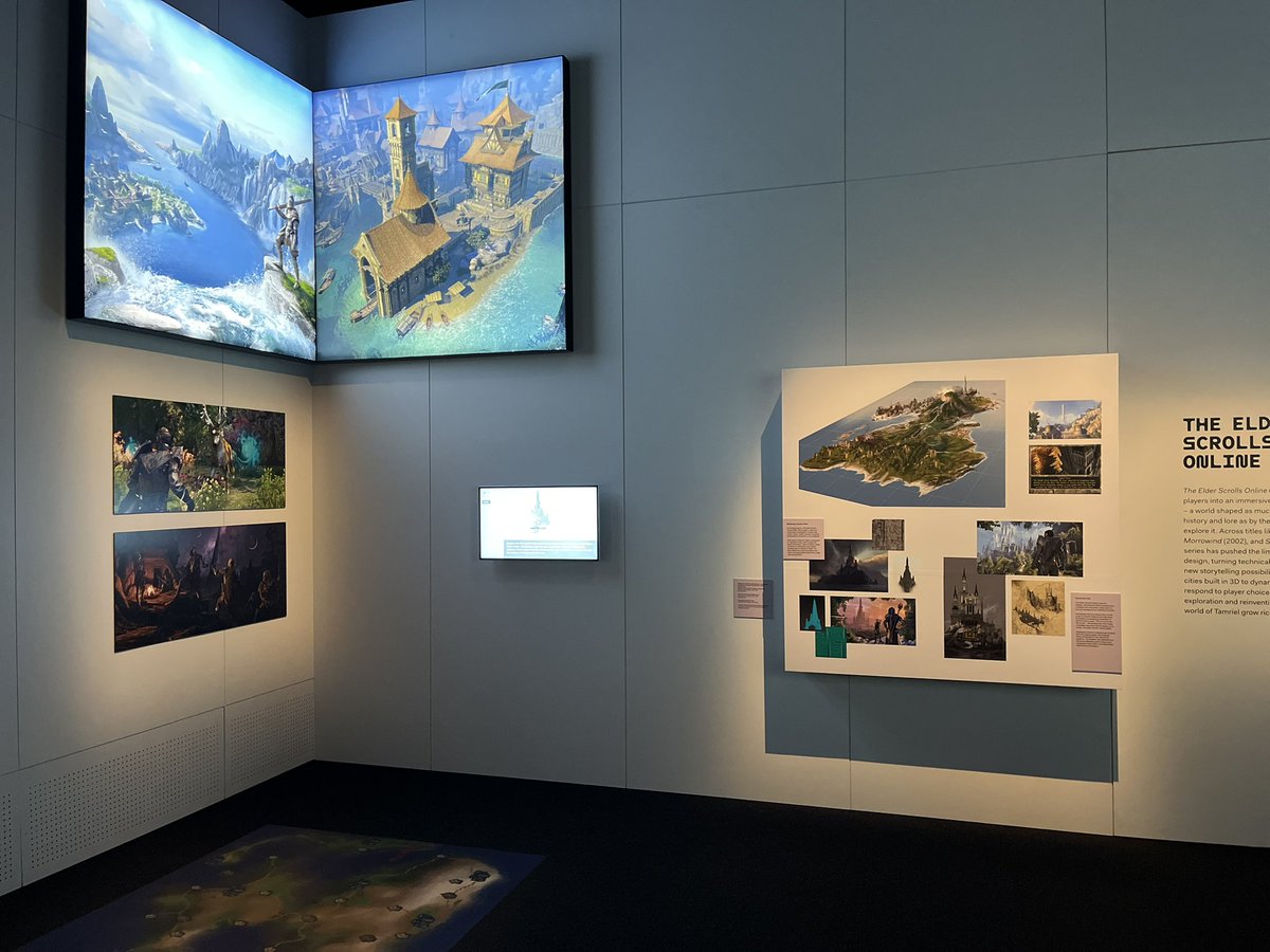 CraigBruyn's tweet photo. @SlashLurk thought you might like to see some photos from the ESO online exhibit at The Game Worlds exhibition at ACMI Melbourne 😊 https://t.co/H3CjFlO1Wb