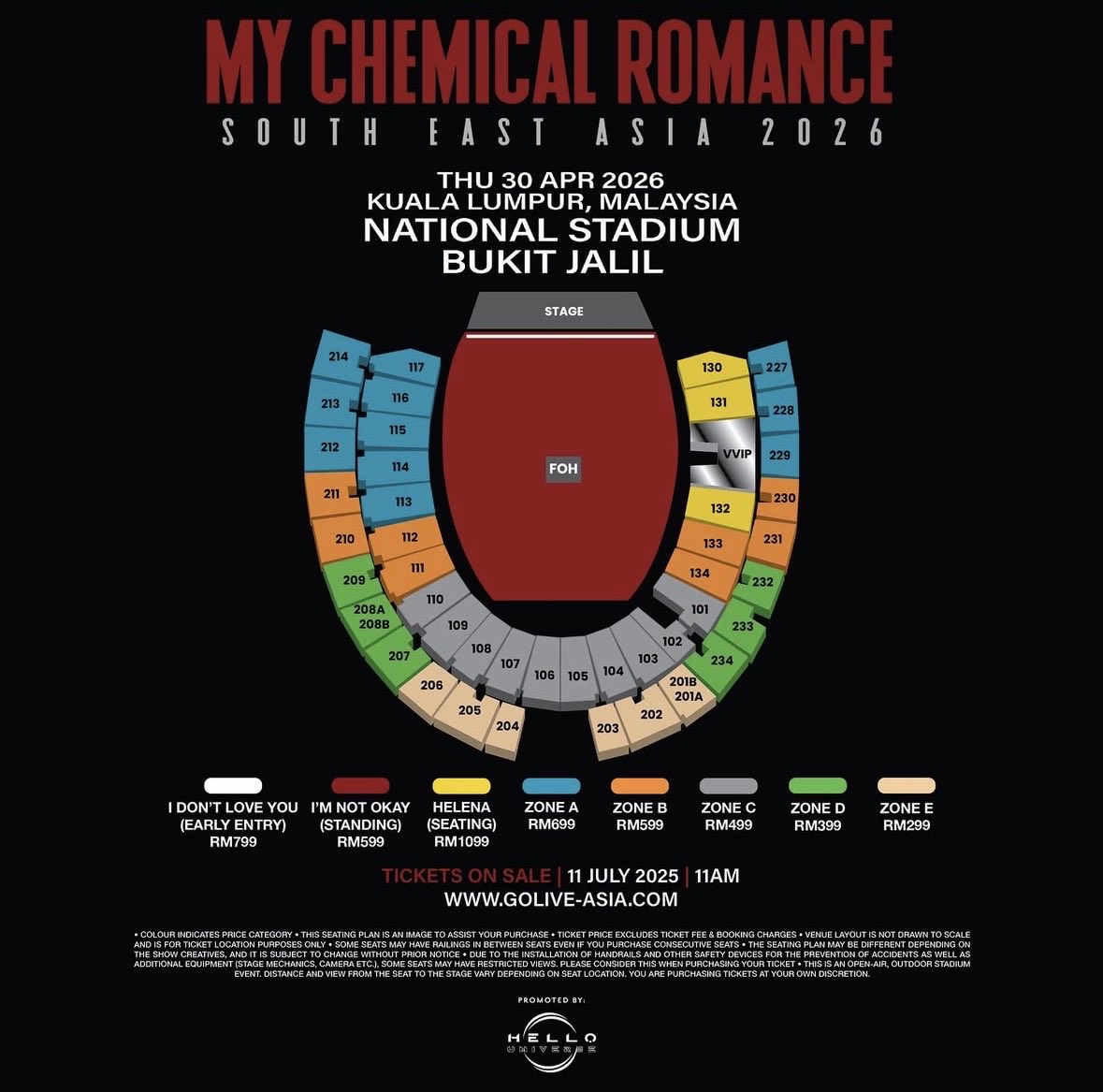 ohitstupai's tweet image. Wts ticket MCR 2026 LIVE IN KUALA LUMPUR THURSDAY 30 APRIL 2026

I LOVE YOU STANDING ZONE 

2 Tickets standing jual HARGA ASAL 

RM887 x 2 including processing fee and booking chargers 

@FlareEzzano @MDzulhisyam9 @Hairil_tahir @budak_pasir @juanbudiman @MCRmy_Indonesia…