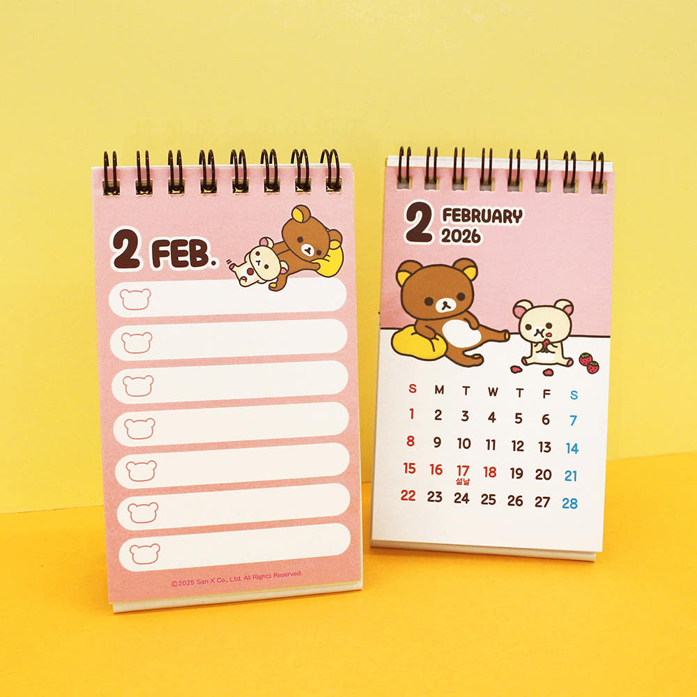 duckjil_mate's tweet photo. 리락쿠마 2026년 미니 캘린더 출시🐻🤎
https://t.co/FXQ9b9wtQ5

10/19(일)까지 신상 할인 .ᐟ.ᐟ
덕질메이트에서 신년 준비해오🐤💨 https://t.co/uNwHkpA3eQ