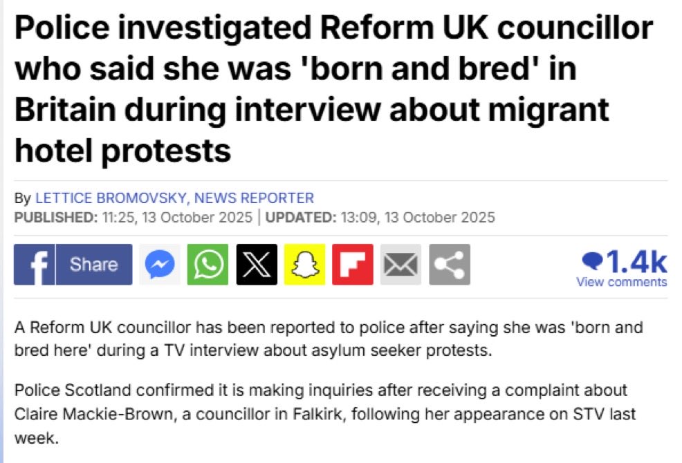 celina101010's tweet image. There are literal third world rape gangs terrorising young women in Britain, yet the police investigate a woman for saying she was “born and bred” there.