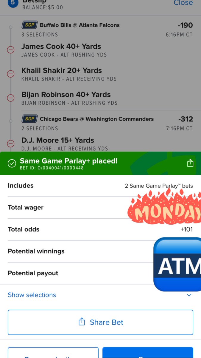 GamblePicks91's tweet photo. @CallingOurShot 🫡 https://t.co/1W4Tb1FZMo