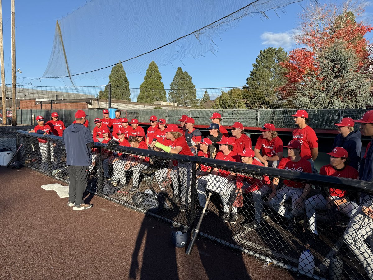 Soaking up the Blue skies today while listening to Rick Rizz call the Mariners Game over the speakers. Great day for both Red Devil and Mariner Baseball!🧱 🔱