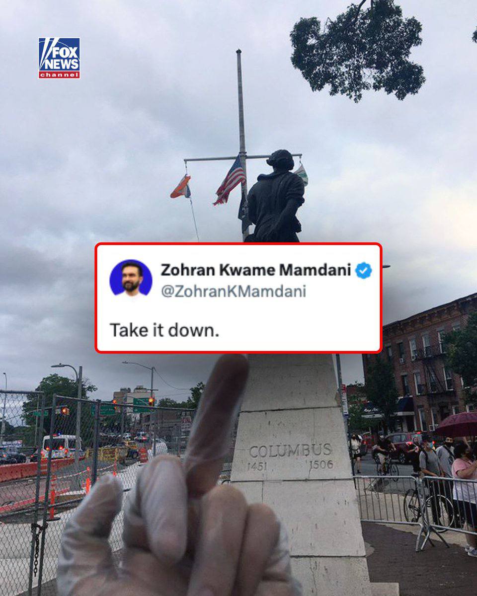 RightScopee's tweet image. He disrespects our country and our history…
Do you agree it’s time for deportation? 🇺🇸