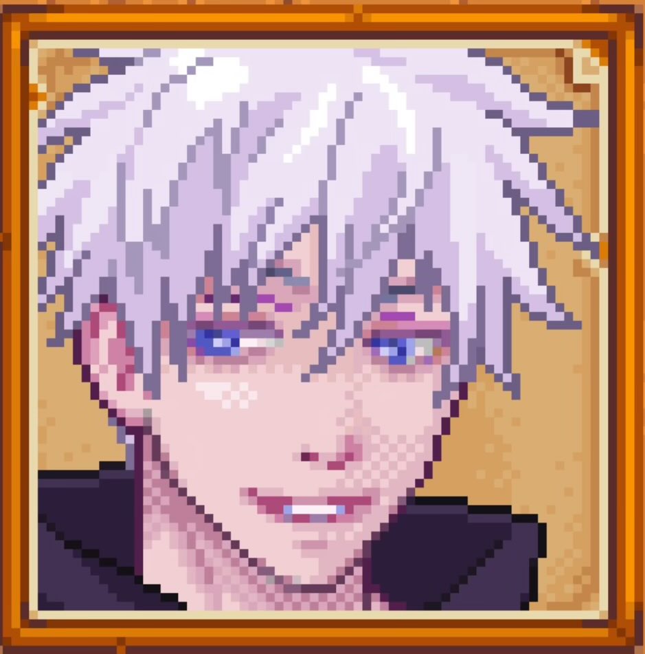 i can see stardew valley gojo when i close my eyes