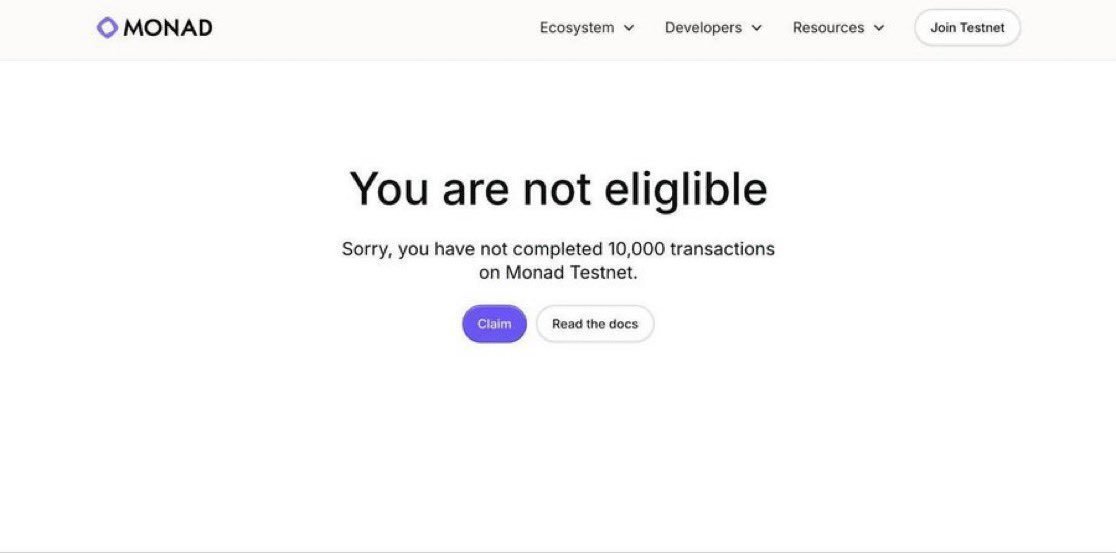 EcosystemMonad's tweet photo. This will be your monad website screen if you don’t like this tweet 👇 https://t.co/KBz9pb6MoY