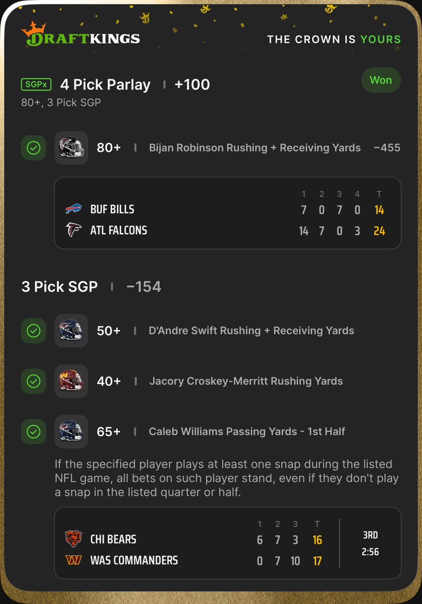 MNF DOUBLE UP BANG ‼️ 

WHO TAILED? 

#GamblingX #SportsBetting #RideWithFlashPickz