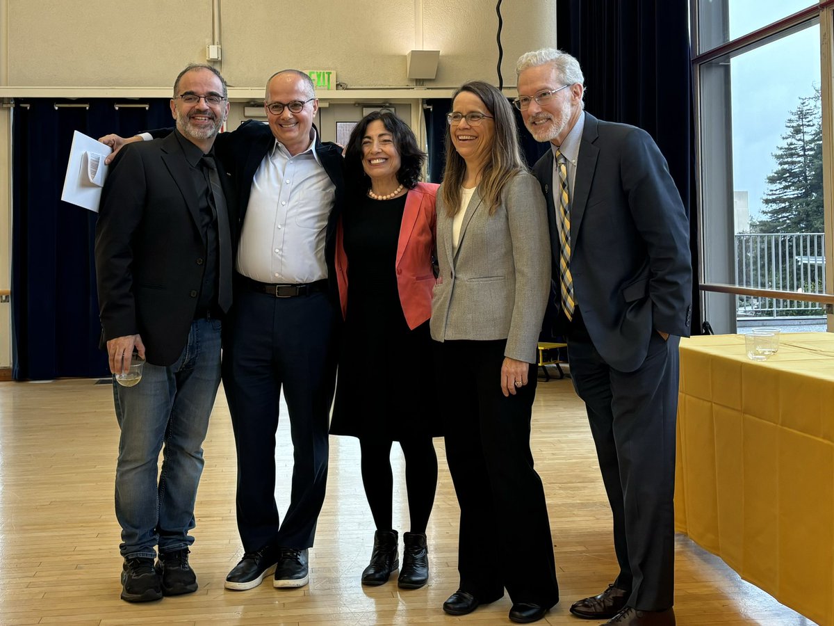 A champagne toast, remarks and media were waiting for Professor Omar Yaghi as he returned to campus today after his Nobel Prize win on Wednesday. 🎉