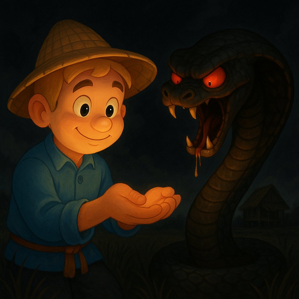 เรื่องเขมรถ้าตามพวกกองเชียร์ #พรรคส้ม พูด

ไทยคงผิดเองหละครับ
ที่ใจดีเกินไปให้มาหลบภัยหลายสิบปี
จนสำคัญตัวผิดคิดว่าพื้นที่หลบภัย
คือพื้นที่ของตนเอง

#ชาวนากับงูเห่า