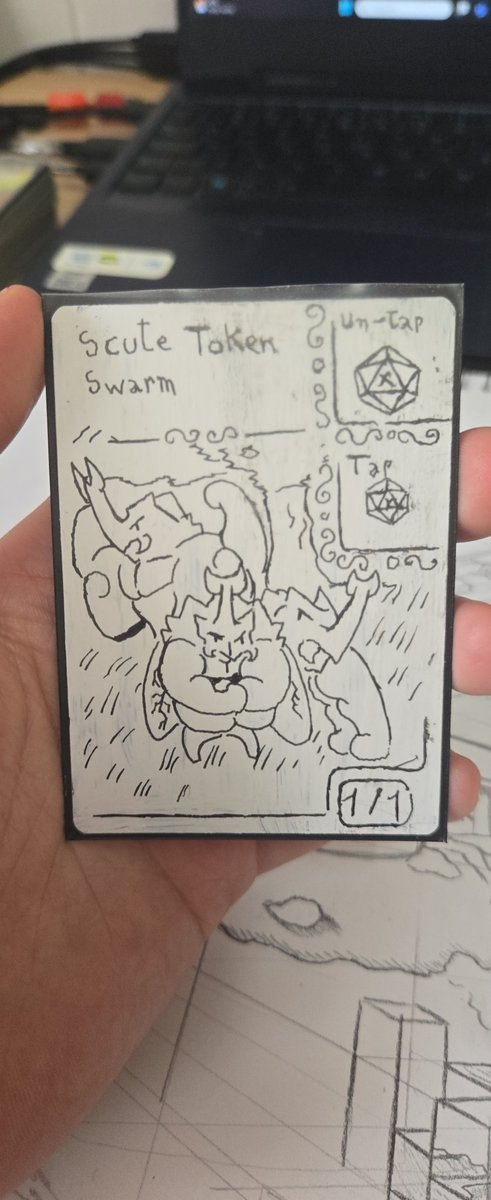 When you cant find the right MTG token you adapt lol.
