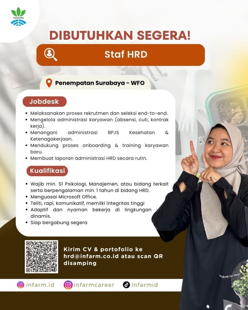 jing_haoo's tweet image. #LokerSurabaya #LokerAdmin #LokerHRD