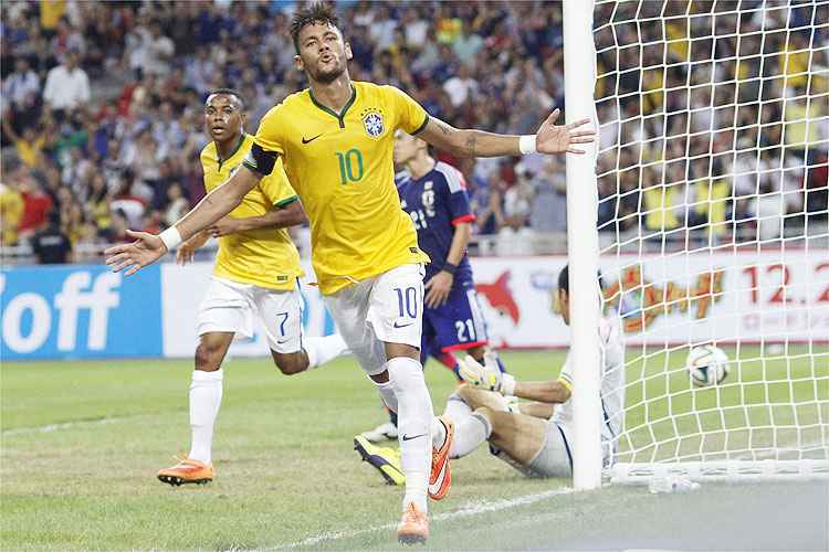 JOGOS HISTÓRICOS (11)

🇧🇷 Brasil 4x0 Japão 🇯🇵
🌎 Amistoso (2014)
📆 14/10/2014
🏟️ Estádio Nacional de Singapura
🇧🇷⚽ Neymar (4x)
🇯🇵⚽ ❌

Exatamente 11 anos atrás, o Brasil enfrentou o mesmo adversário de logo mais, o Japão, em amistoso realizado em Singapura. Essa partida ficou