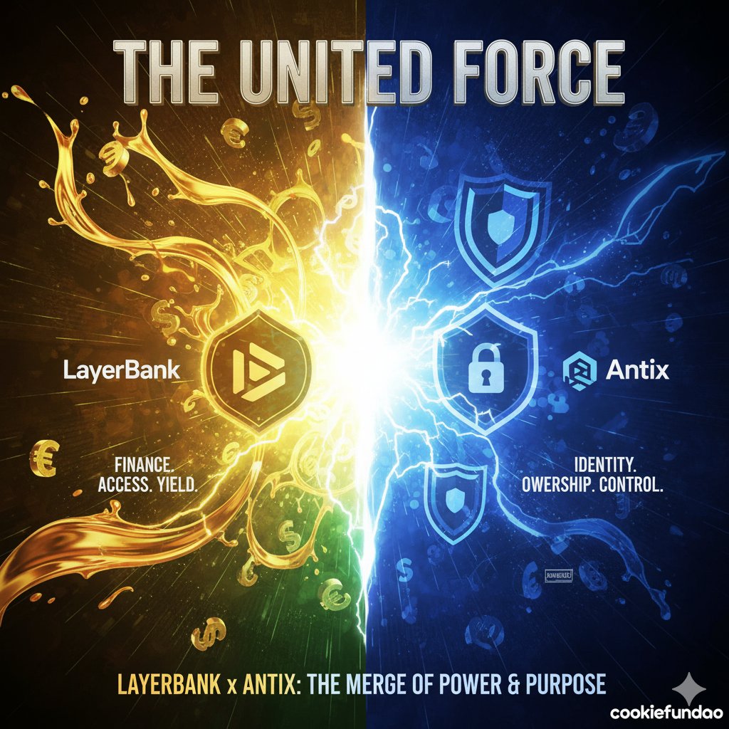 True utility in Web3 isn’t loud — it’s consistent.
<a href="/LayerBankFi/">LayerBank</a> x <a href="/antix_in/">Antix.in</a> bring finance + identity together.
Own your money, own your presence.
That’s the future we’re heading toward.
@cookiefundao