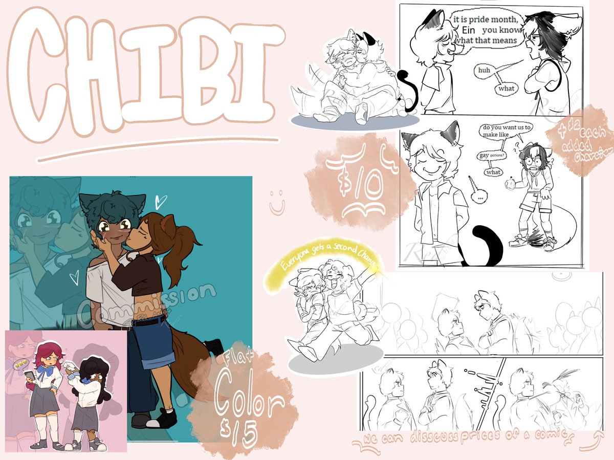 My sketch and chibi comms are now back open again.. ahhaahah (i blame nycc)- only minimum spots due to school! Thank you everyone for the support

Venmo only!

#Commission #promotwt #yumetwt #aphtwt
