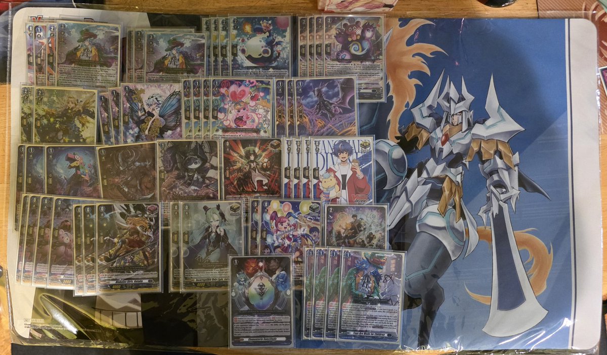 Won VG Day playing Heartluru

Swiss rounds
R1 Michu ❌️ Opponent went first missed 3rd toy order

R2 By Card

R3 Shojodoji ✅️ Checked Red OT

Top cut 

R1 Varga giving 1 CB a turn denying divine skill

R2 Messiah Checked red OT
#VGTopDecks
 #ヴァンガード 
#ヴァンガードデッキ紹
