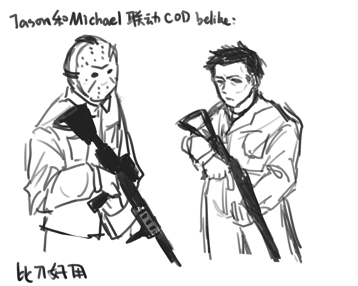 _GAS_Helen's tweet image. 一直画
#MichaelMyers #MyBloodyValentine #TheTexasChainSawMassacre #scream #pearl #horrorfilm #Halloween #JasonVoorhees #Harrywarden #Ghostface