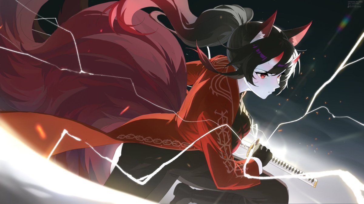 "Unsheathed"

Experimenting with new style lately that ads more rendering and semi realism . still flexible on to old styles upon request of client tho ❤