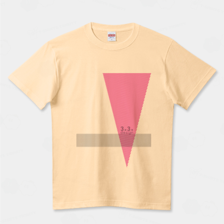 横棒ストライプ+斜線逆三角。
攻撃的じゃない、爽やかなシャープさ。

#tシャツトリニティ
#tshirt
#tshirtdesign
#図形好き
#幾何学模様

ttrinity.jp/shop/3x3xdesig…