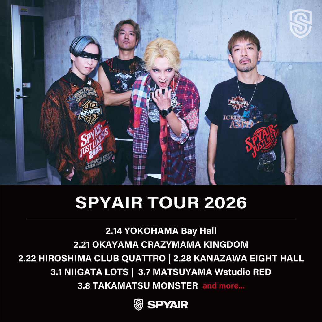 本日締切⚠️／ ◤￣￣￣￣￣￣￣￣￣ SPYAIR TOUR 2026 ______