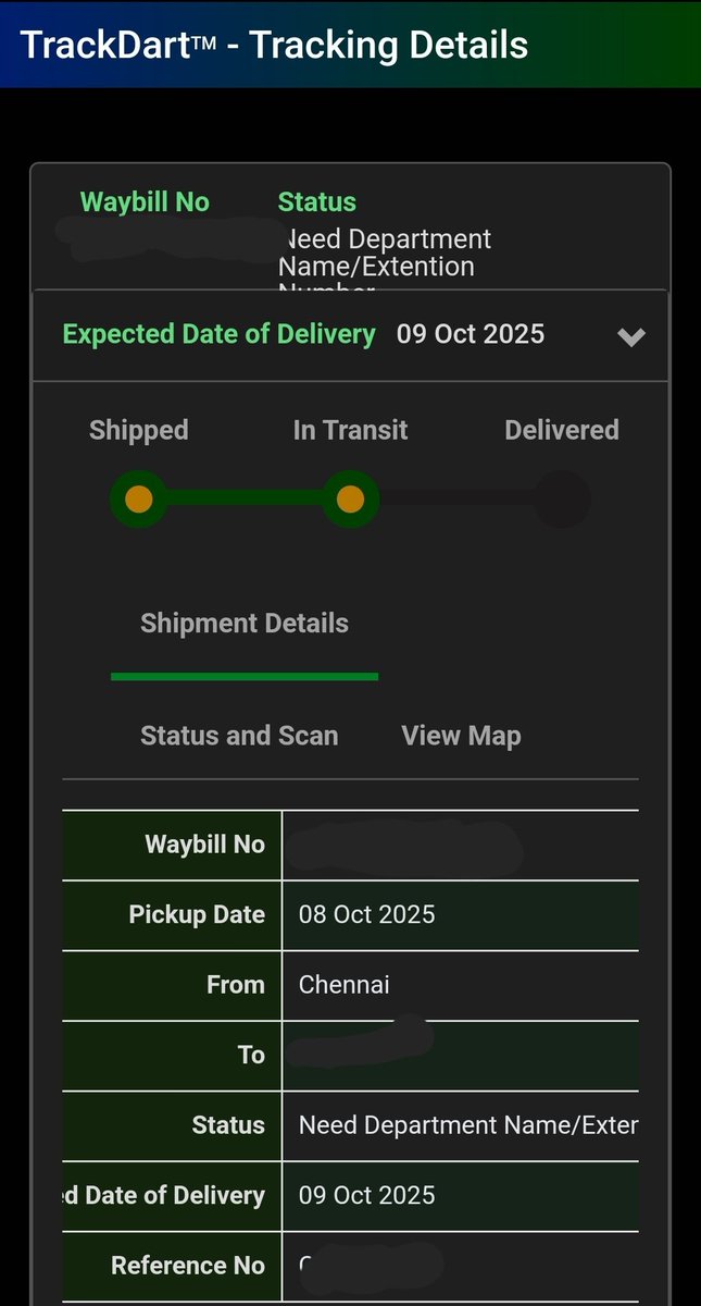 JuliusSneezerr's tweet photo. @BlueDartCares Ystrdy ur guy got confused went to some other sector, same building no. &amp; called me frm there. I explained &amp; asked him to come st the correct address.
Now when i see the status, it has been updated with a misleading&amp; false status update. https://t.co/wHT2QGx3Vs