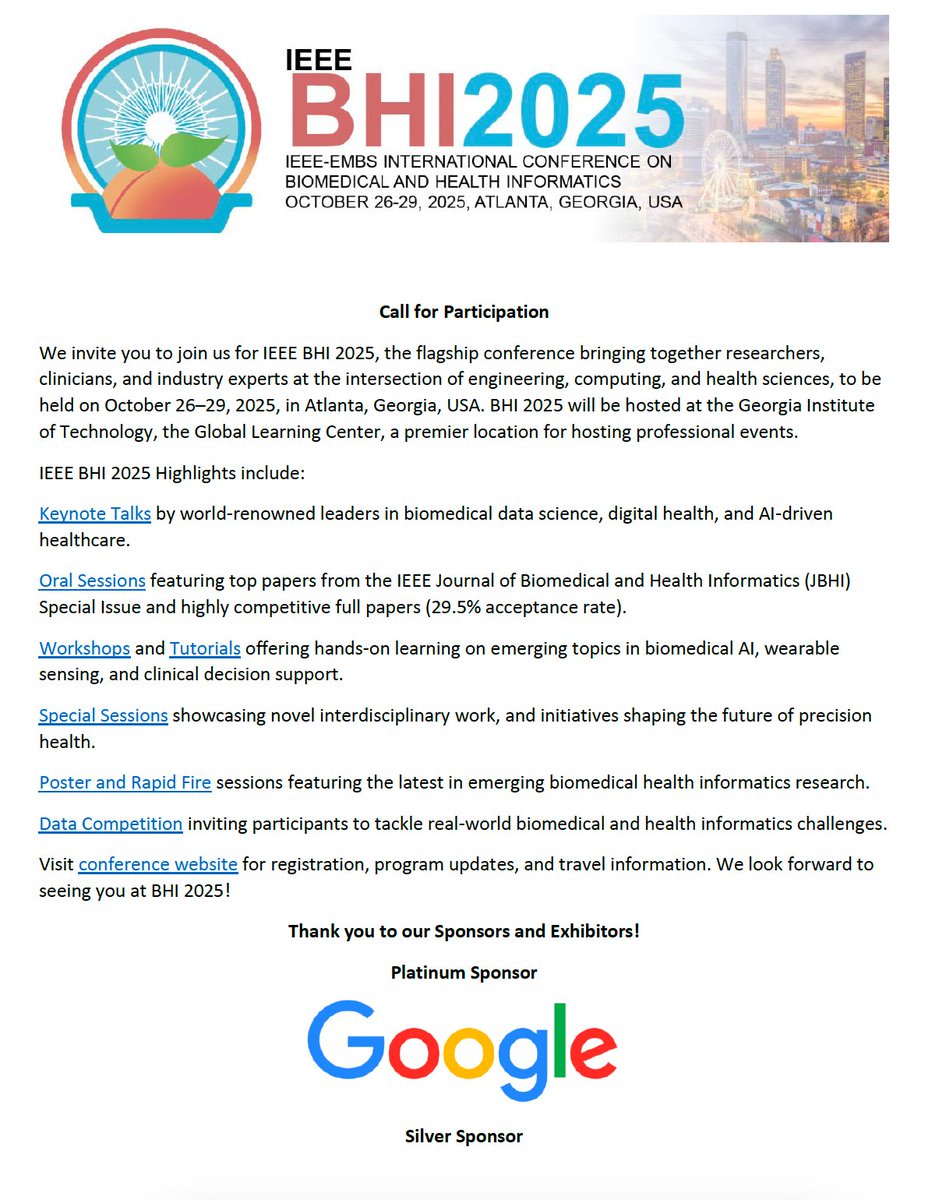 IEEE BHI 2025 tweet media