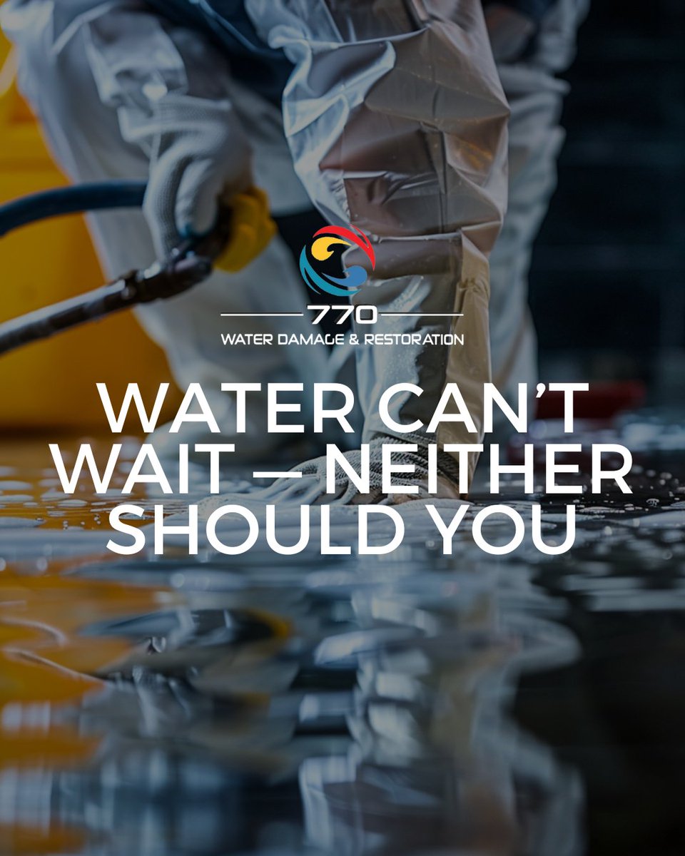 770waterdamage's tweet image. When water takes over your home, you need a team that responds fast and cares deeply. We’re available 24/7 to protect your property and peace of mind.

#WaterDamageHelp #RestorationExperts #EmergencyResponse #FloodRelief #770WaterDamage