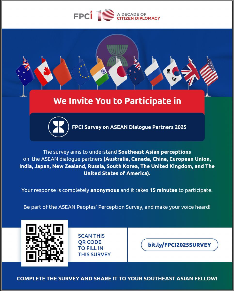 We invite you to participate on FPCI Survey on ASEAN Dialogue Partners 2025.

stratsea.com/fpci-survey-on…