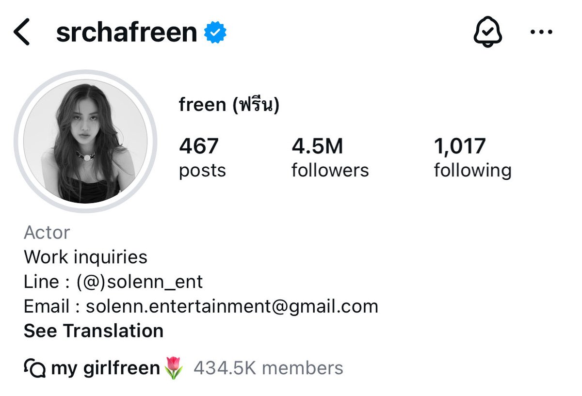 freenfanclub_'s tweet image. 📢 Update ช่องทางติดต่องาน
Line : (@)solenn_ent
Email : solenn.entertainment@gmail.com
#srchafreen #GIRLFREEN
SOLENN ENTERTAINMENT
#solennEntertainment