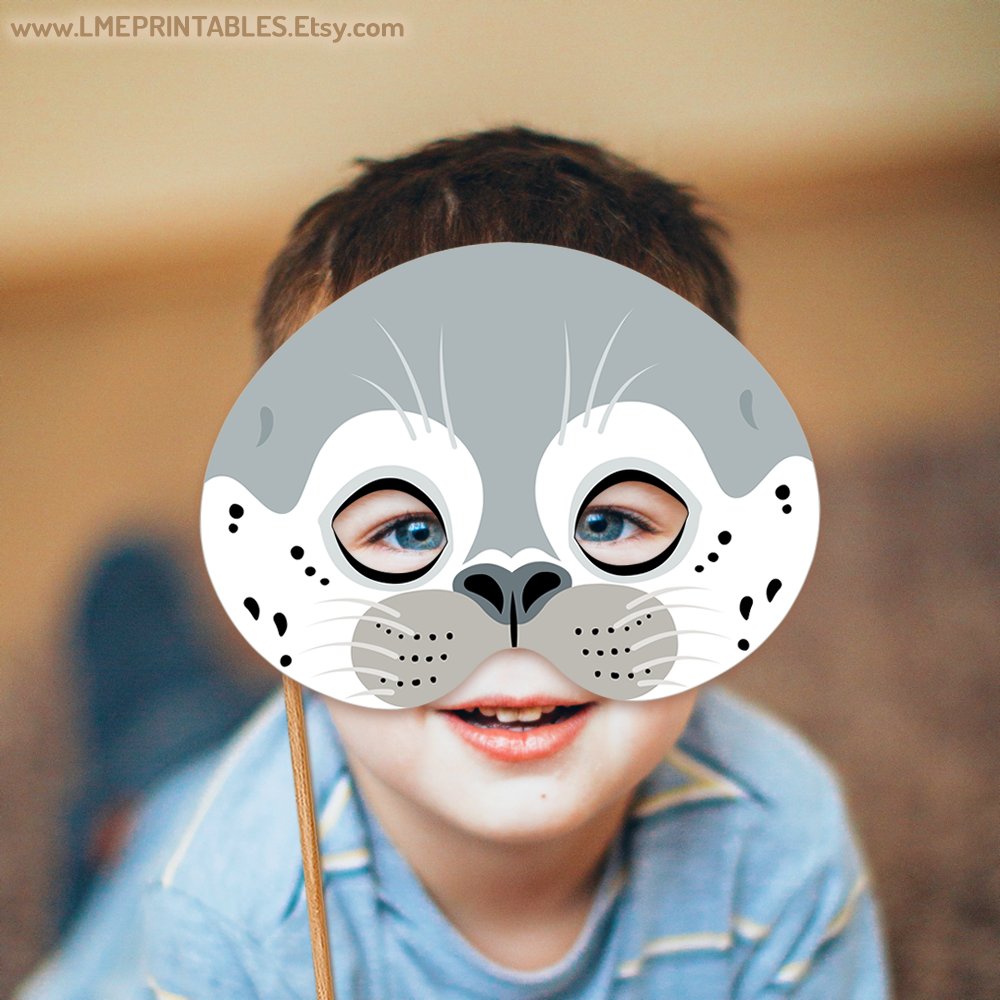 lmeprintables's tweet photo. Seal Mask Printable Harbor Seal Gray Harp Halloween Costume Pool Party Arctic Sea Ocean Animal Acuatic Sea Lion Phoca Photo Booth Adult Kid https://t.co/KAt7NhElck via @Etsy #sealmask #printablehalloweenmasks #photoboothprops #halloweenideas2025 #halloweenmasks #lastminutecostume https://t.co/vYHfcUI4Az