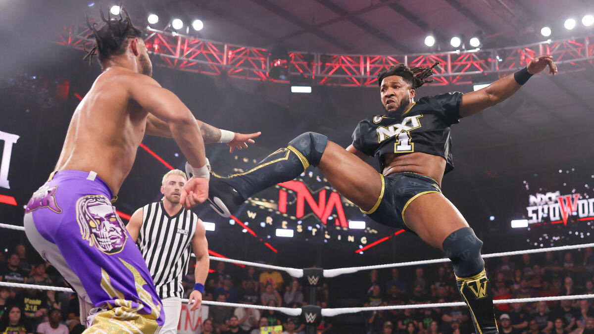 WhoopThemTrick's tweet photo. #NXTShowdown
————————
I don’t identity myself to be part of NXT or TNA. The way I see it, both brands need Trick Williams on their side.
You know who Trick needs? Nobody but himself. I don’t need this, I don’t need no team. It’s been Trick from the beginning. https://t.co/6t0wXc7ZHa