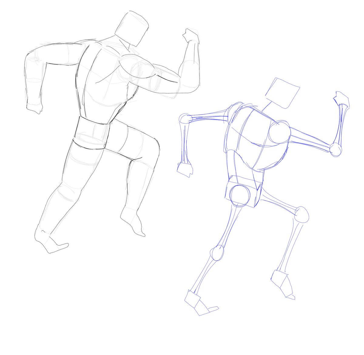 Been doing allot of drawing exercises to improve my animation skills but I need some feedback on if I'm doing it correctly and if I can improve my technics