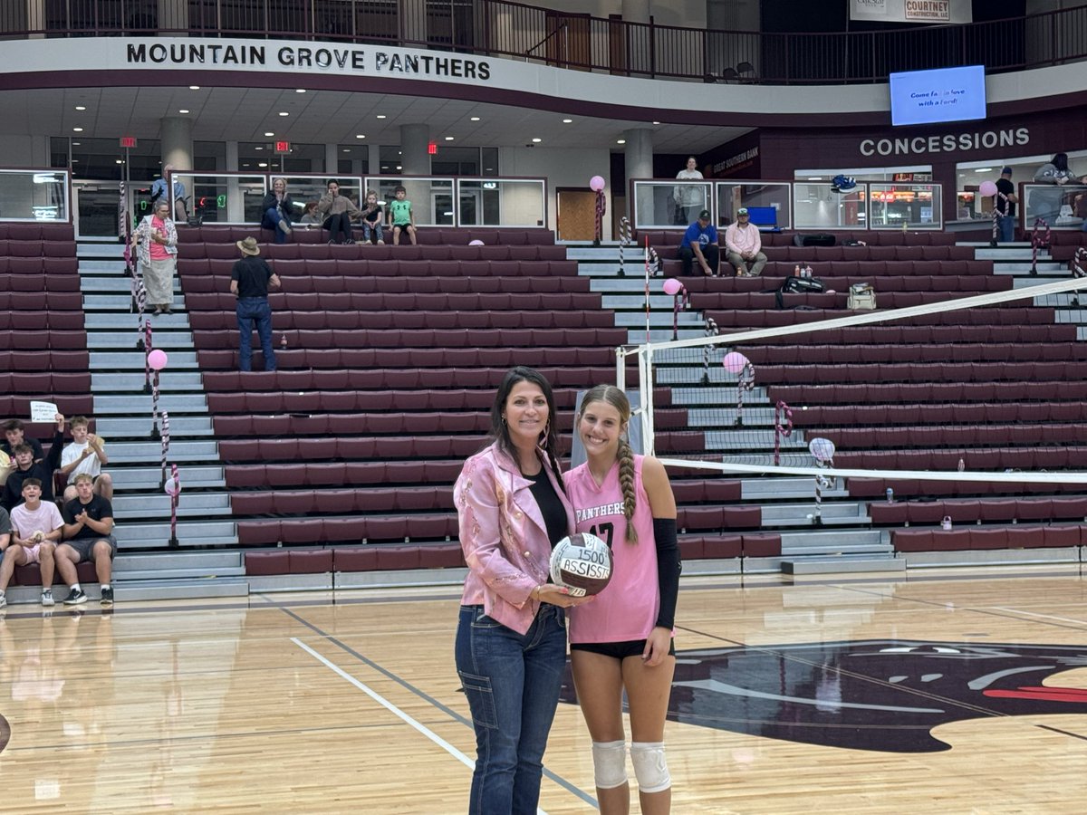 GerlaAaron's tweet photo. We got to celebrate Aubrie for her 1500 Career Assists tonight. Well done baby girl… https://t.co/s6rTN8ABEp