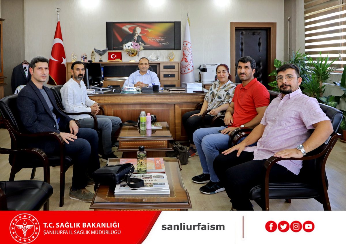 Şanlıurfa Aile Hekimleri Derneği Başkanı Dr. Derya Ateş ve beraberindeki heyet, İl Sağlık Müdürümüz Dr. Öğr. Üyesi Erhan Berk’i makamında ziyaret ettiler.
Nazik ziyaretlerinden dolayı kendilerine teşekkür ederiz.

<a href="/ErhanBerkDR/">Erhan Berk</a>