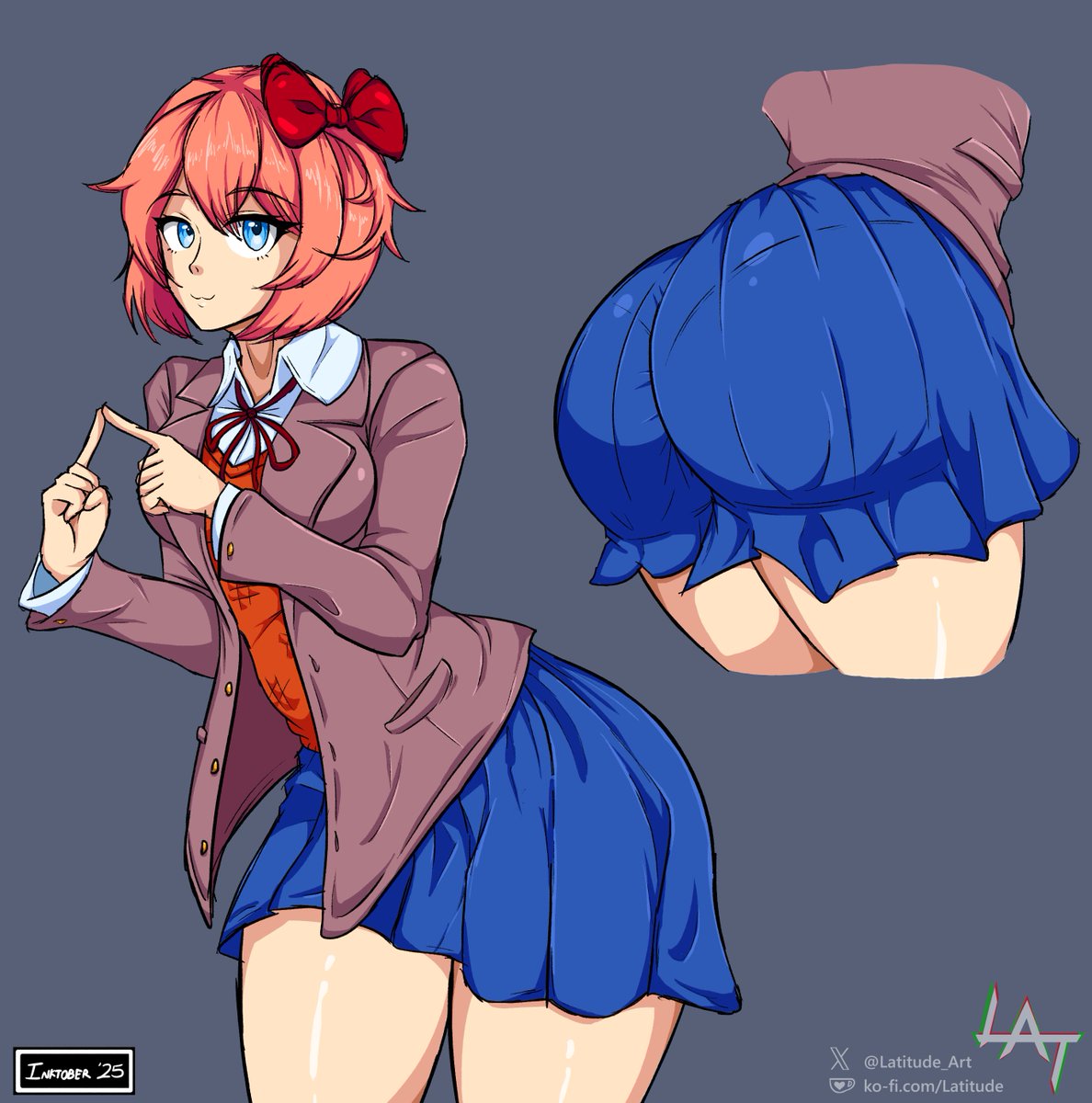 14. Trunk

As in "junk in the trunk" 😏

#DDLC #DokiDokiLiteratureClub