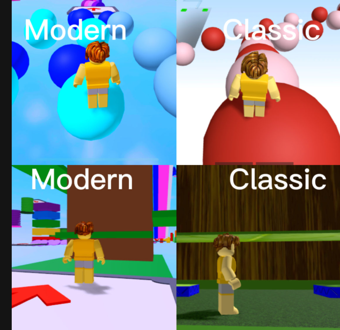 LilTimBdagod's tweet image. Proof Roblox obbys never changed.👇😐👇 
—————————————————
Tags 🏷️ #roblox #robloxobby #oldroblox #retro #classicroblox #ogroblox #obby #obbys