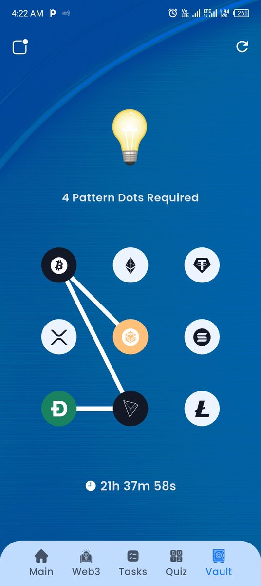 Quiz and vault Hint of the day October 14th 💯👇👇

Syntaxverse = D

Xenea wallet = B

Arichain =. ENDED 

Spur protocol = B

Marina protocol = B

$SYNTAX VAULT HINT 💯👇
7 8 1 5
$DOGE $TXR $BTC $BNB