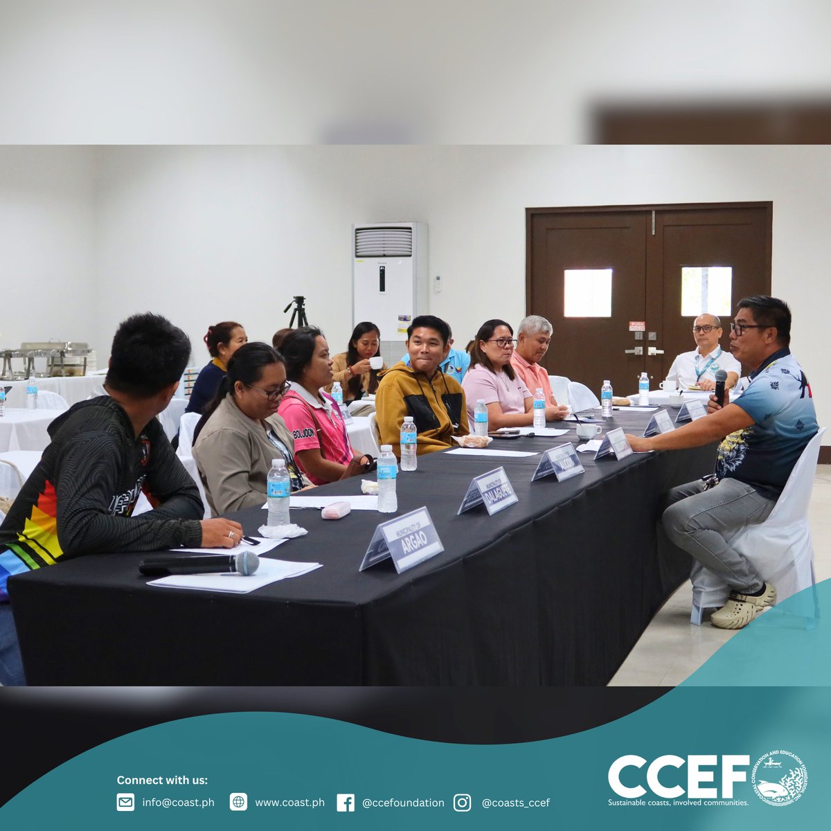 CCEF_PH's tweet image. September  25, 2025 | Oslob, Cebu - Through the support of the Unico Conservation Foundation under NMCLAP, SCCRMC gathered to strengthen inter-LGU collaboration for marine protection.

𝘙𝘦𝘢𝘥 𝘮𝘰𝘳𝘦: coast.ph/ccef-news/09/s…