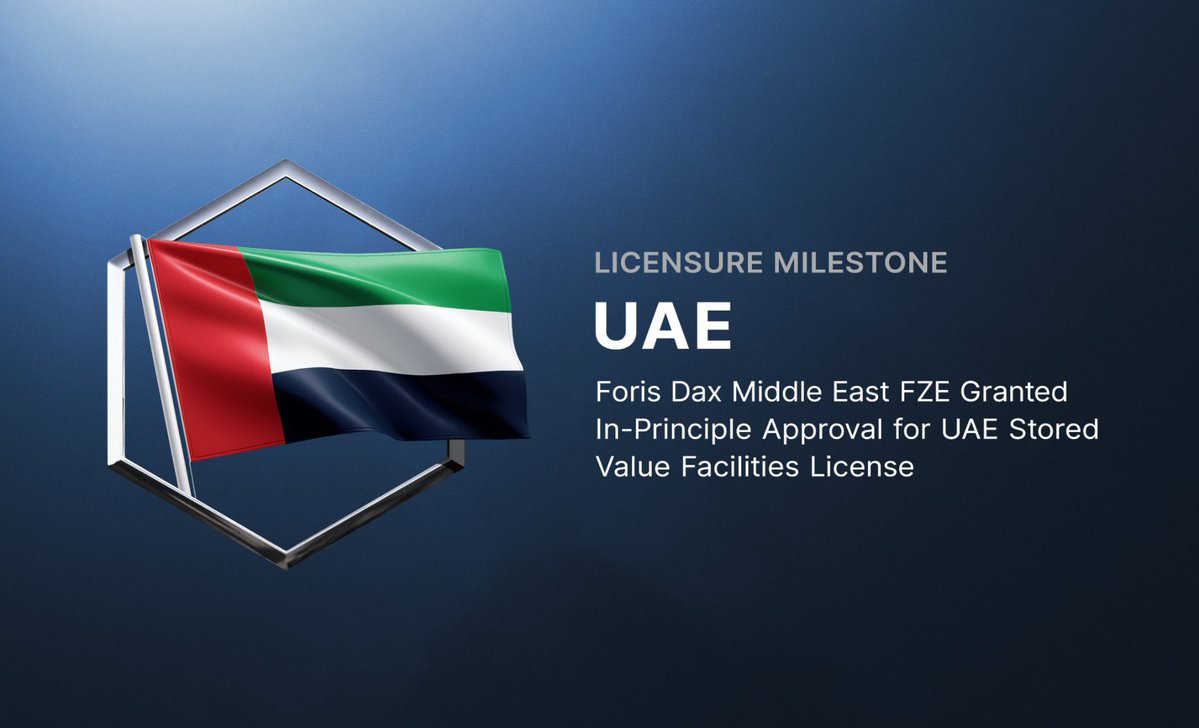 🚨 JUST IN: Crypto.com is the first exchange to receive an in-principle approval from the Central Bank of UAE for a SVF license! #Cryptocom always first for everything! Major bullish news for $CRO! 💙