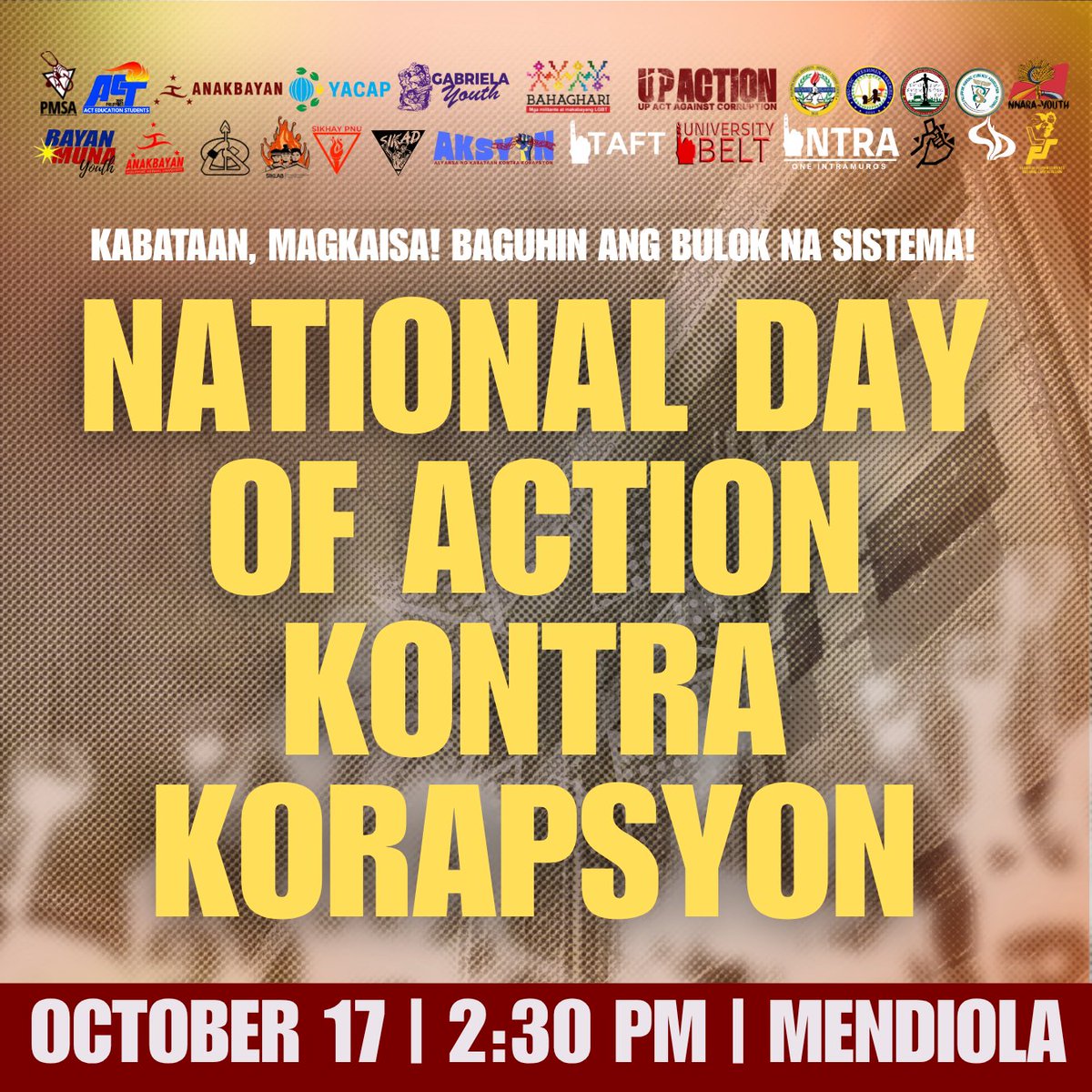 Bahaghari_PH's tweet photo. 𝙇𝙂𝘽𝙏𝙌𝙄𝘼+ 𝙍𝙐𝙈𝘼𝙈𝙋𝘼 𝙉𝘼!🌈

Sa patuloy na imbestigasyon sa mga sangkot sa korapsyon, wala pa rin ni isa ang nakukulong. Malinaw ang kabulukan ng estado na mayroon tayo.

Lahat ng kurakot, dapat managot! 
Baguhin ang bulok na sistema! https://t.co/4tmDtKwzoZ