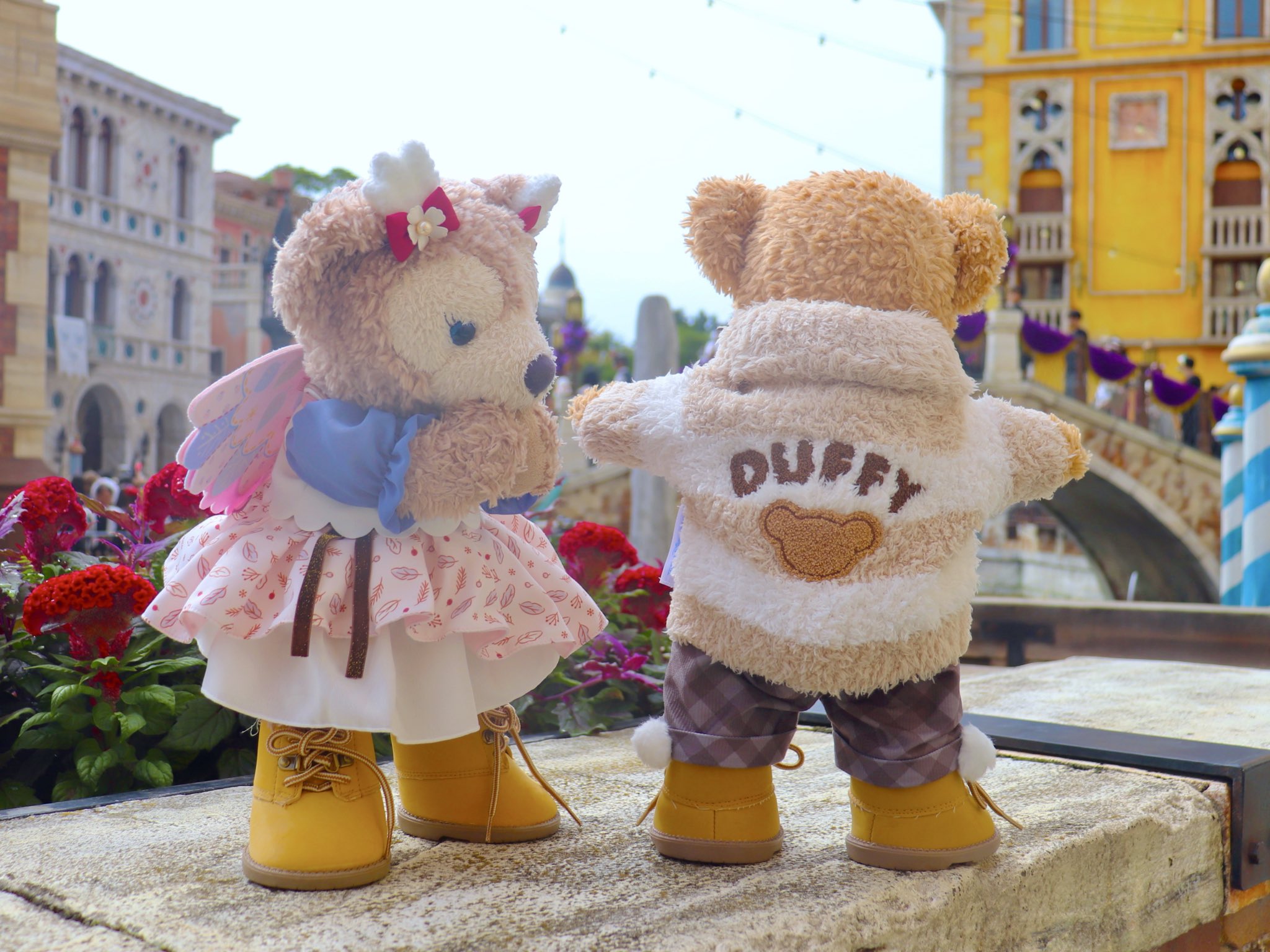 ダッフィー ジェラピケ コスチューム 公式】ダッフィー＆フレンズがデザインされた「gelato pique